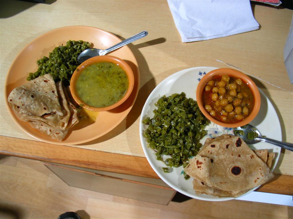 Chapati & vegetable stew